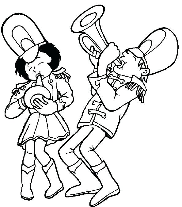 594x675 Marching Band Coloring Pages Bob Marching Band Colouring Pages
