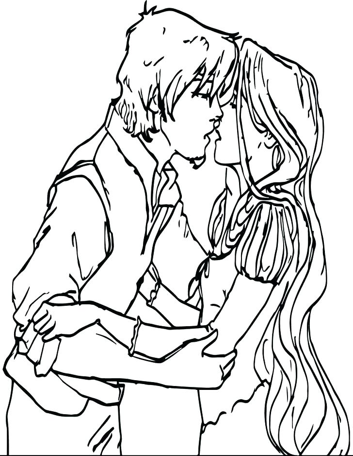 728x938 Kiss Coloring Pages