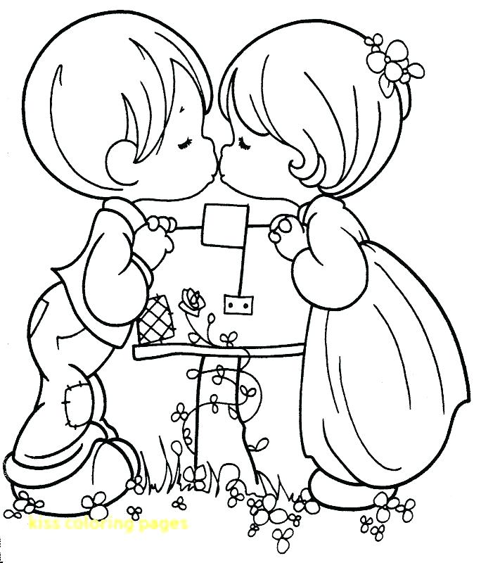 684x800 Kiss Coloring Pages Printable Coloring Sheets Strawberry Kiss