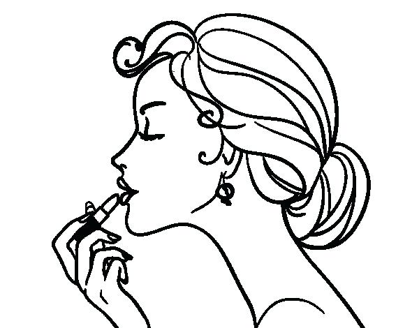 600x470 Make Up The Lips Coloring Page Free Coloring Kissing Lips Coloring