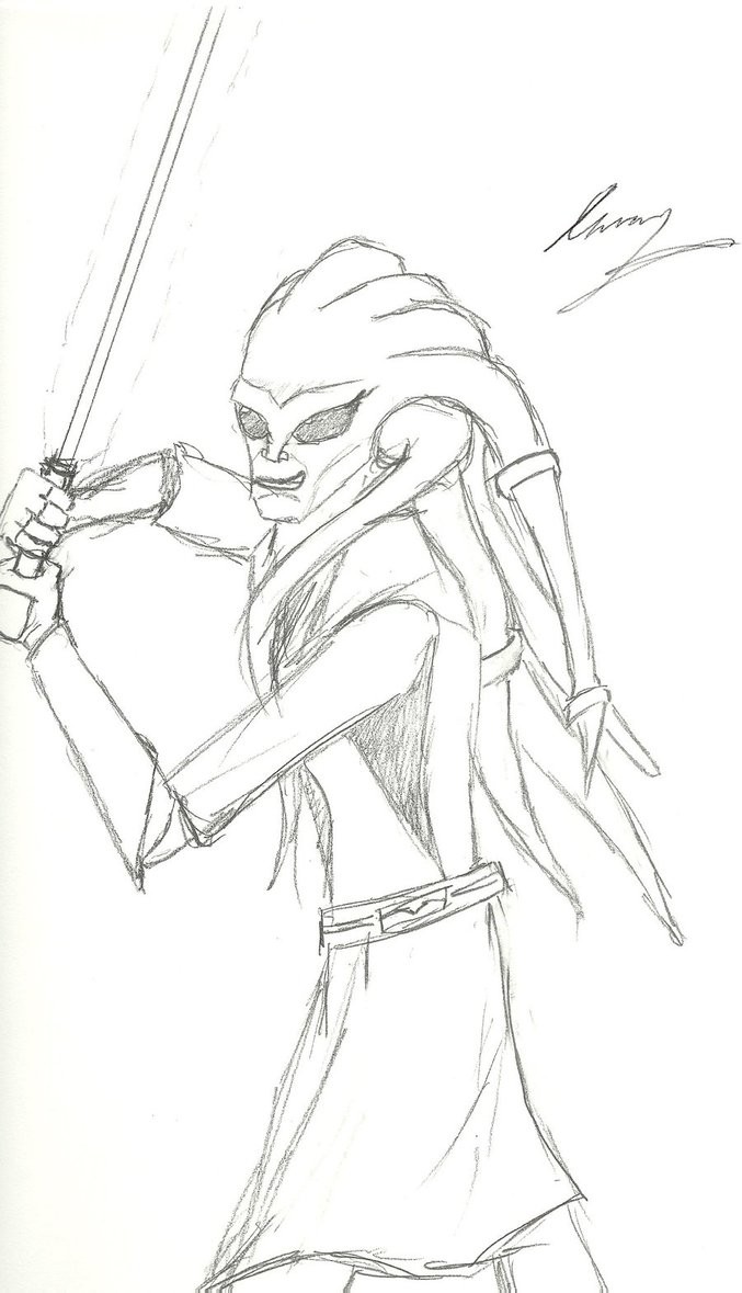 677x1179 Star Wars Coloring Pages Kit Fisto Best