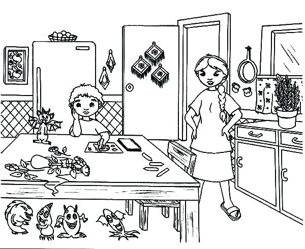 600x490 Dirty Coloring Pages