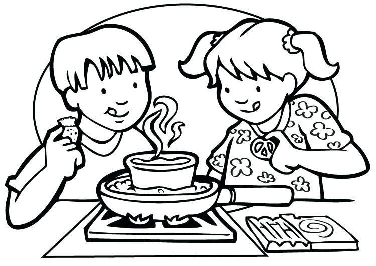 750x531 Kitchen Coloring Pages Top Rated Cooking Coloring Pages Pictures