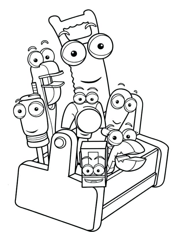 591x801 Tools Coloring Page Great Tools Of Handy Coloring Page Kitchen