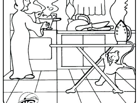 440x330 Kitchen Coloring Pages General Fire Safety Kitchen Coloring Pages