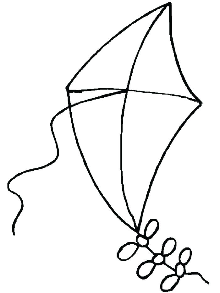700x933 Kite Coloring Pages