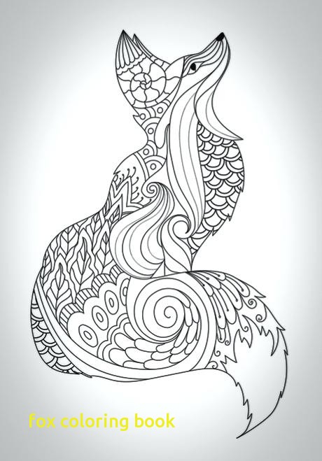 460x659 Fox Coloring Book