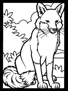235x313 Image Result For Coloring Pages Fox Fox Miscl Foxes