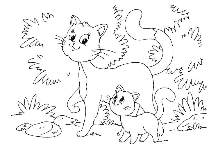 750x531 Free Kitten Coloring Sheets Coloring Pages Kittens Coloring Pages