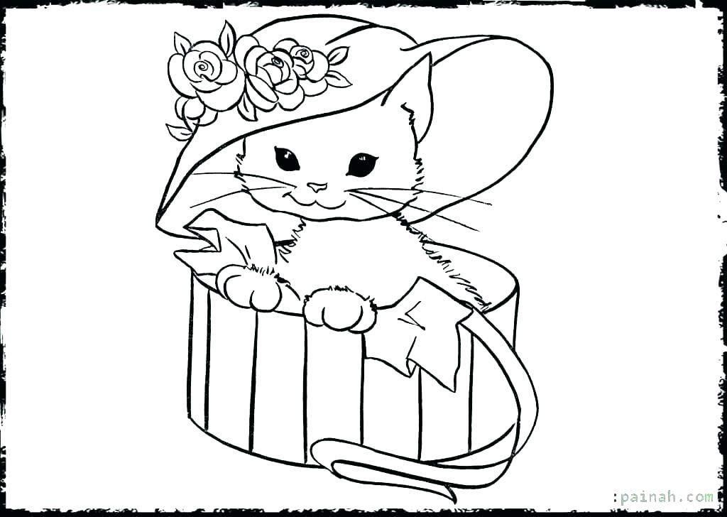 1024x728 Coloring Pages Kittens Beautiful Free Printable Cat Coloring Pages