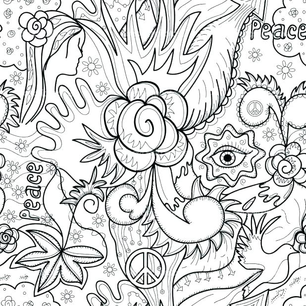 618x618 Mandala Coloring Pages For Adults Together With Cute Kitten