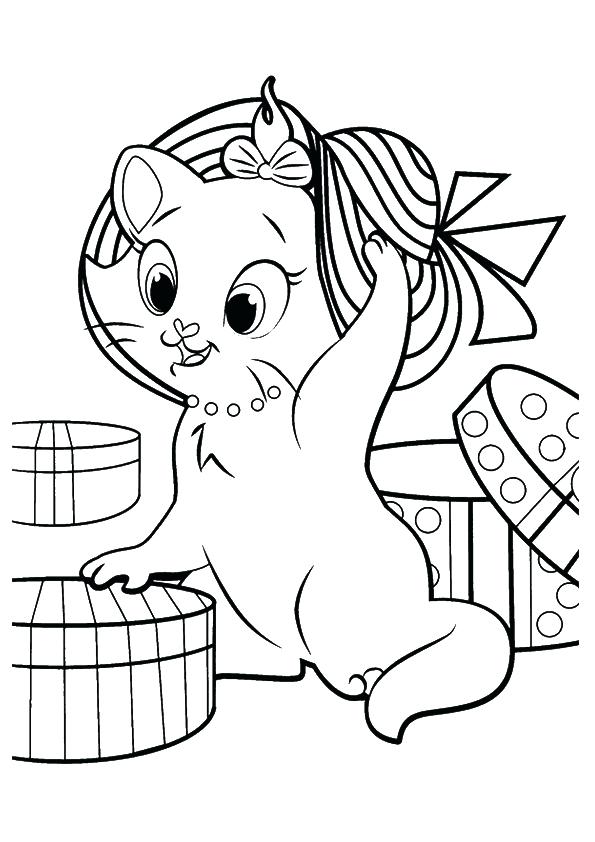 595x842 Kitten Coloring Pages Kitten Coloring Pages Printable