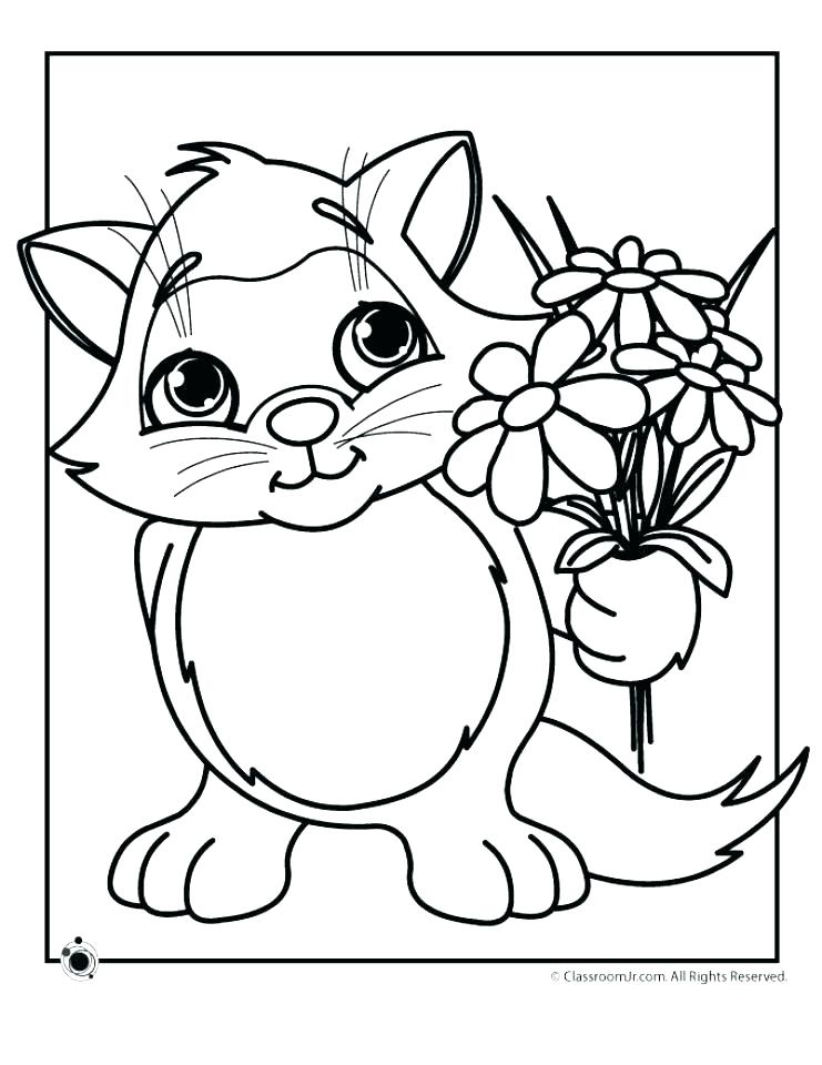 741x960 Kitten Coloring Pages Printable Cat Coloring Pages Printable Baby
