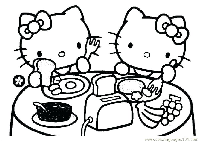 794x567 Hello Kitty Coloring Pages Christmas Tayar Site