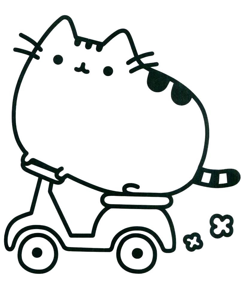 805x955 Cat Coloring Pages Printable