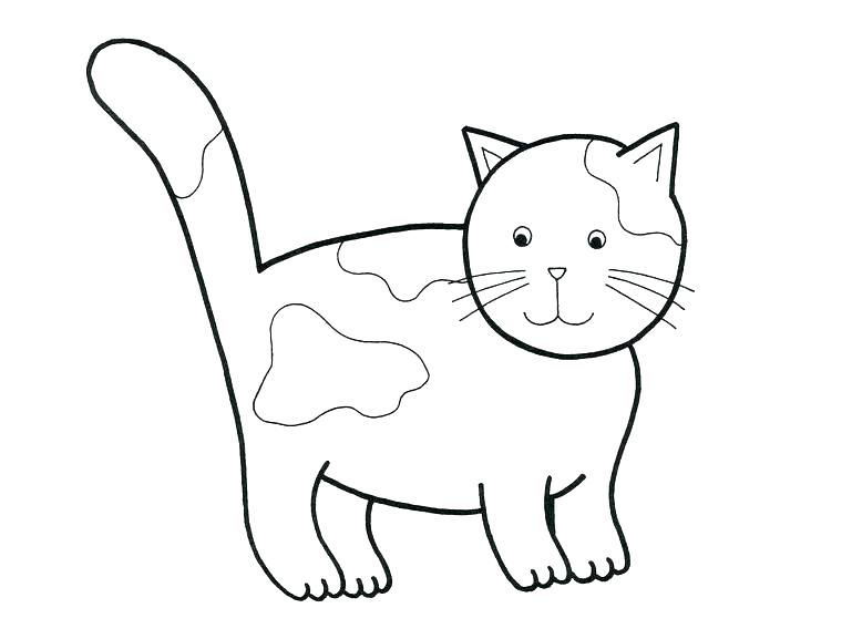 769x577 Cat Coloring Pages Printable Kitty Coloring Page Hello Kitty