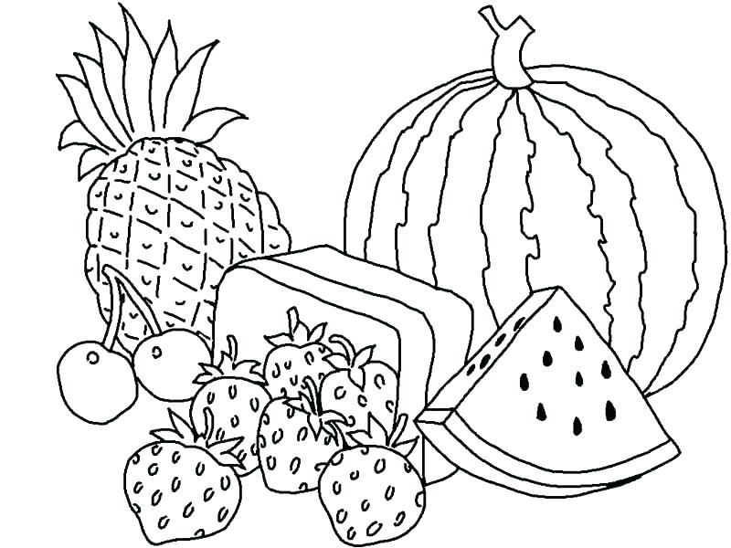 800x600 Fruit Coloring Sheet Fruit Coloring Pages Fruits Coloring Sheet