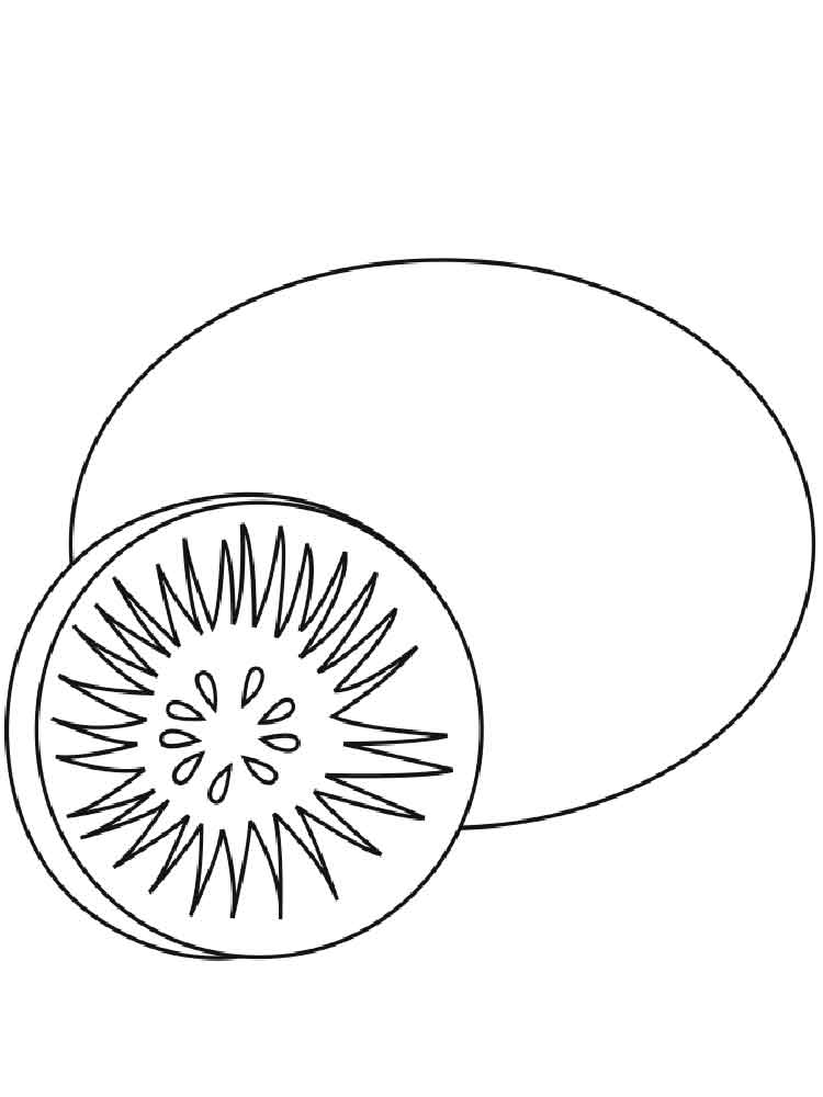 750x1000 Free Printable Kiwi Fruit Coloring Pages For Kids