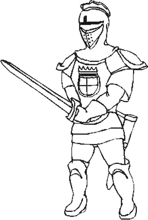 500x742 Kids N Coloring Pages Of Knights