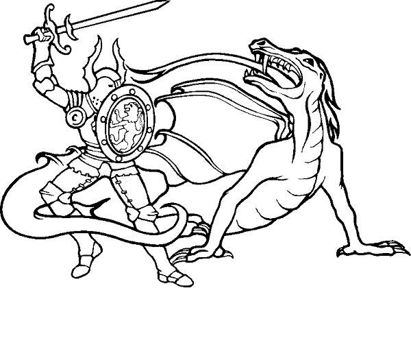 Knight Coloring Pages For Kids at GetDrawings | Free download