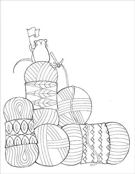 466x600 I Dream Of Yarn A Knit And Crochet Coloring Book From Knitpicks