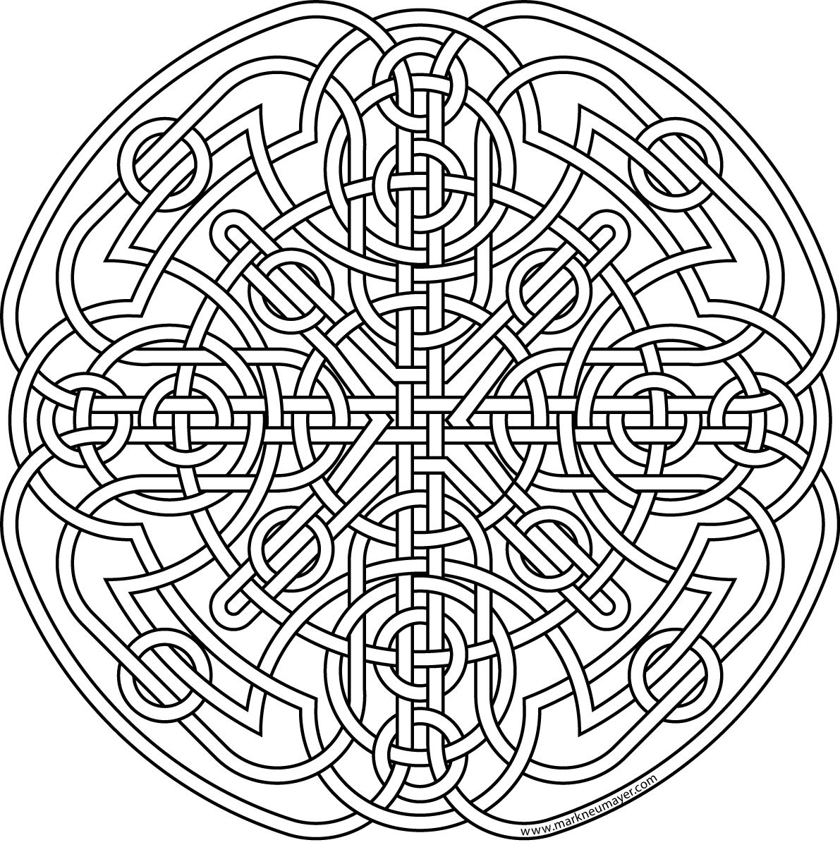 1191x1225 Celtic Knot Coloring Pages To Download And Print For Free