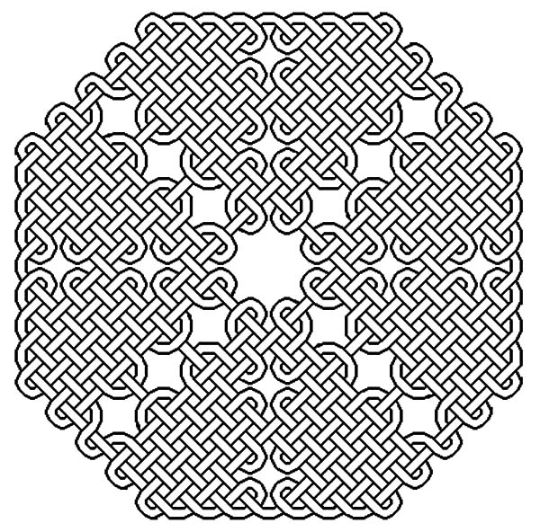 600x592 Celtic Cross Sophisticated Knot Coloring Pages Best Place To Color