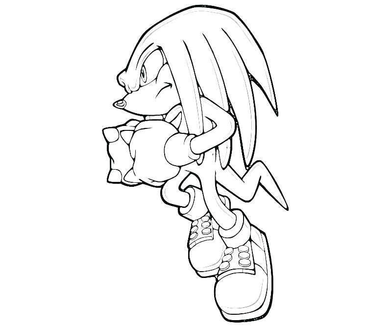 800x667 Sonic And Knuckles Coloring Pages Sonic Coloring Pages Printable