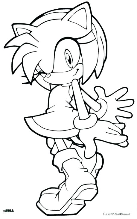 458x730 Sonic Coloring Pages Hedgehog Coloriage Et Knuckles