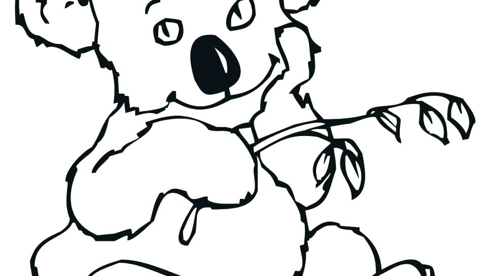 960x544 Coloring Koala Coloring Page Pages Best Fee Cute Pics Free