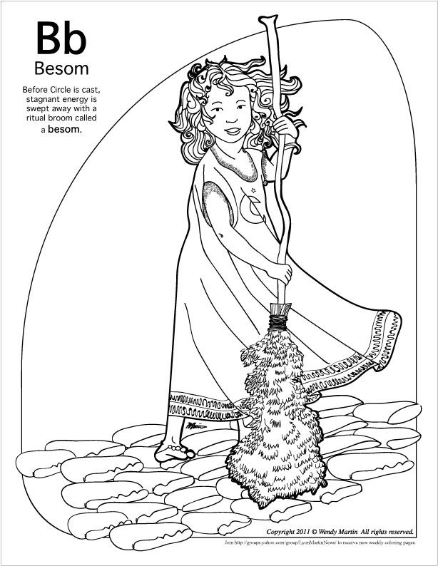 614x794 Best Pagan Colouring Pages
