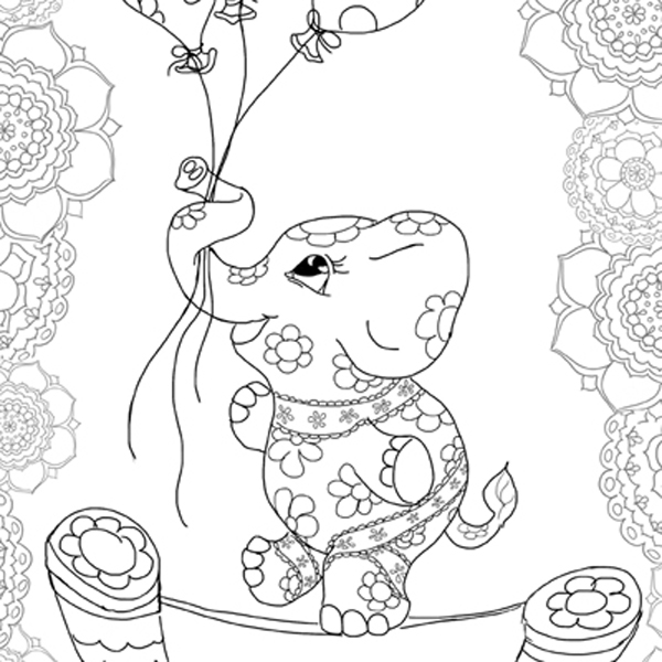 600x600 Colouring In Pages