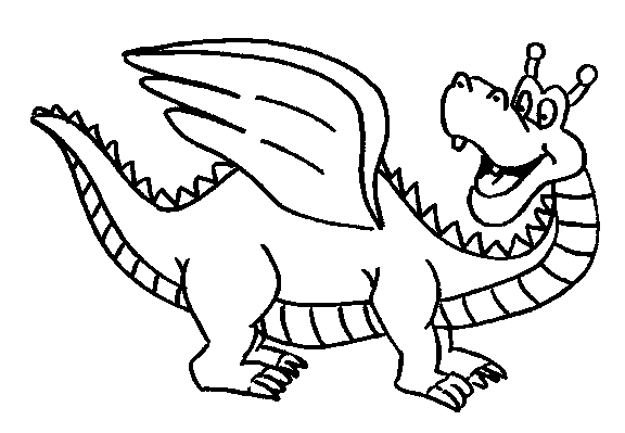 576x399 Komodo Dragon Coloring Pages