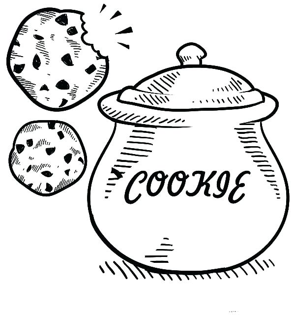 600x642 Cookie Coloring Sheets Food Coloring Pages Cookie Slice Pizza Page