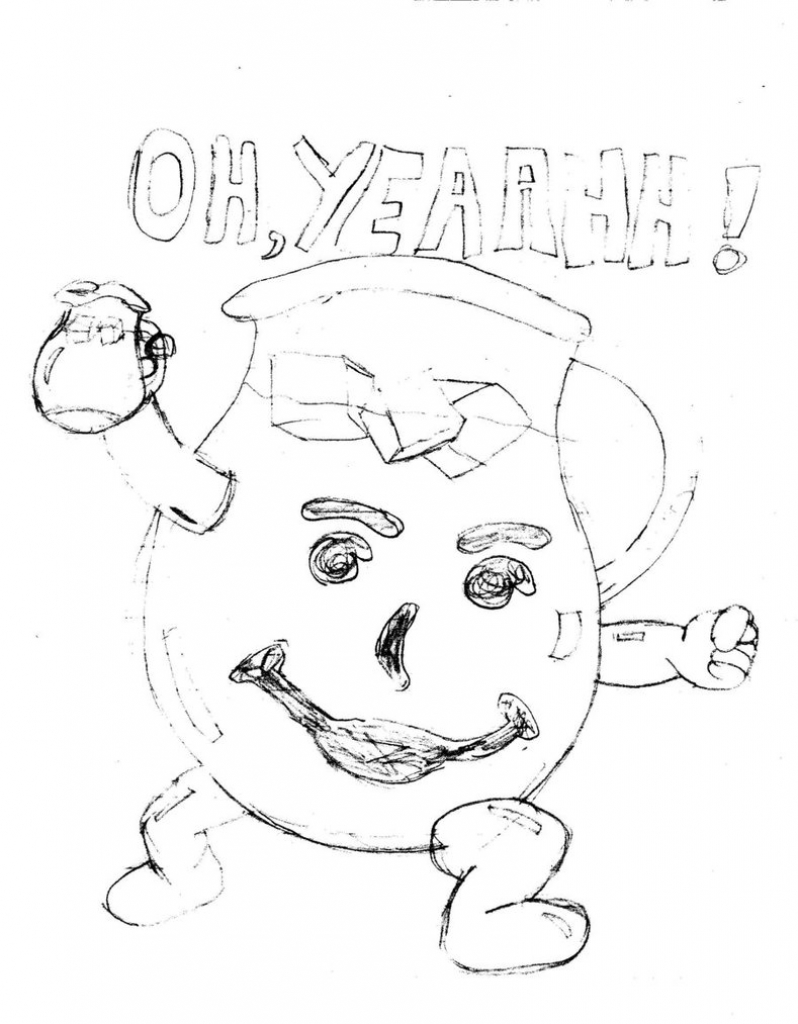 798x1024 Kool Aid Man Coloring Pages
