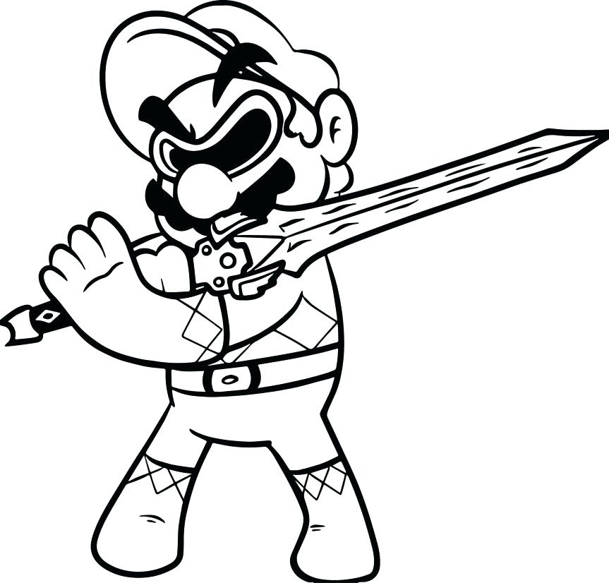 863x826 Koopa Troopa Coloring Pages Power Ranger Super Coloring Page Kart