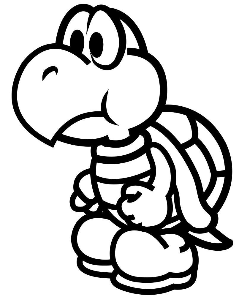 832x1000 Paper Mario Coloring Pages Coloring Pages Koopa And Get Bubbles