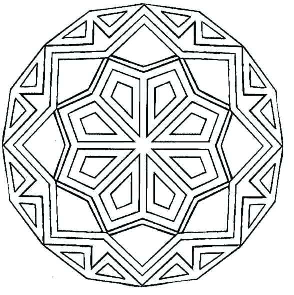 588x589 Korean Coloring Sheets Of Mandalas Print Out Mandala Pages