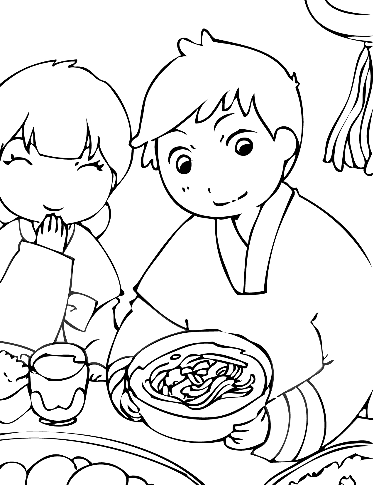 1275x1650 Chulseok Coloring Page