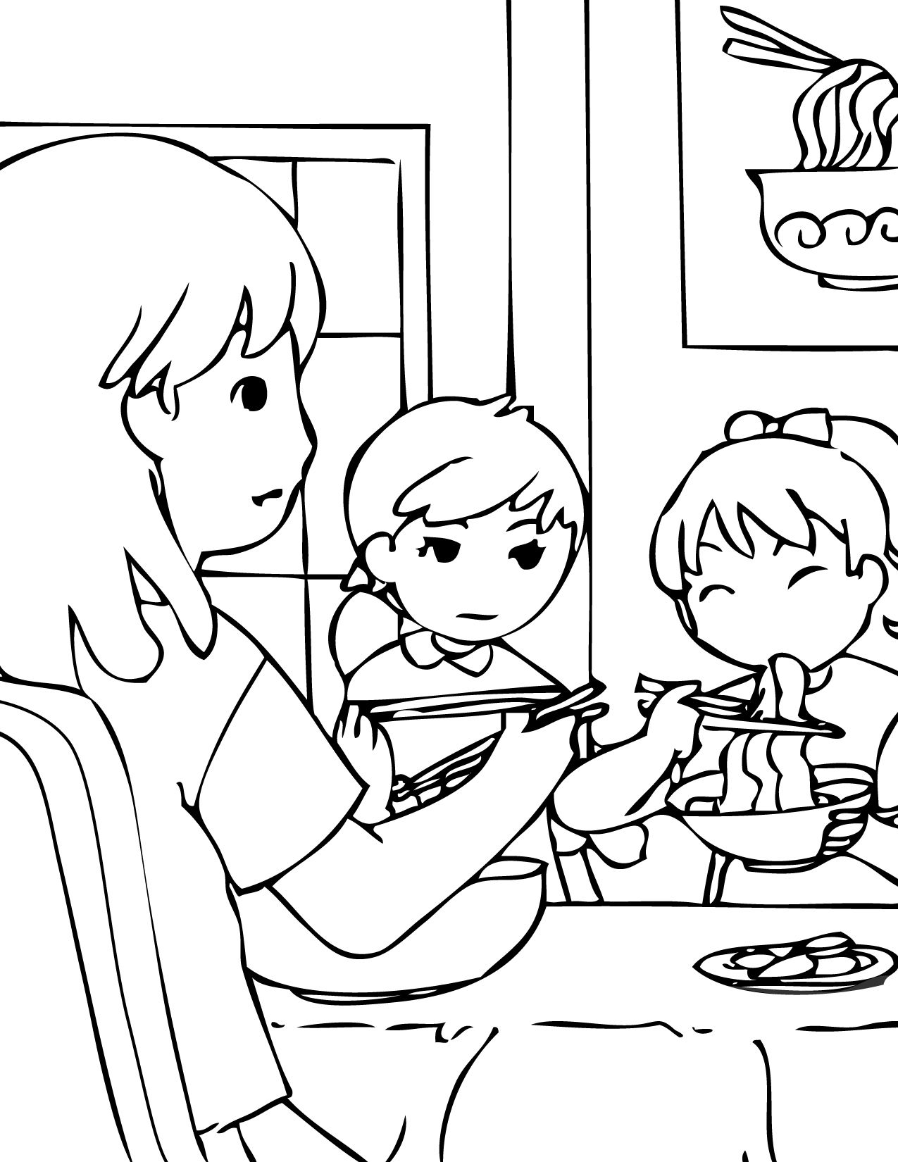 1275x1650 Korea Coloring Page Print This Page Korean Holidays Coloring