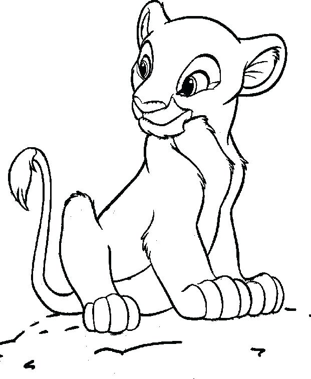 621x757 Lion King Coloring Sheet Coloring Pages Lion Pictures Baby Lion