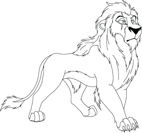 600x562 The Lion King Coloring Pages Coloring Page The Lion King Animation