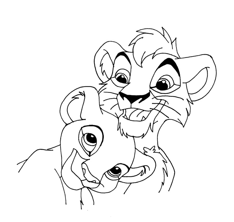900x856 Kovu Coloring Pages