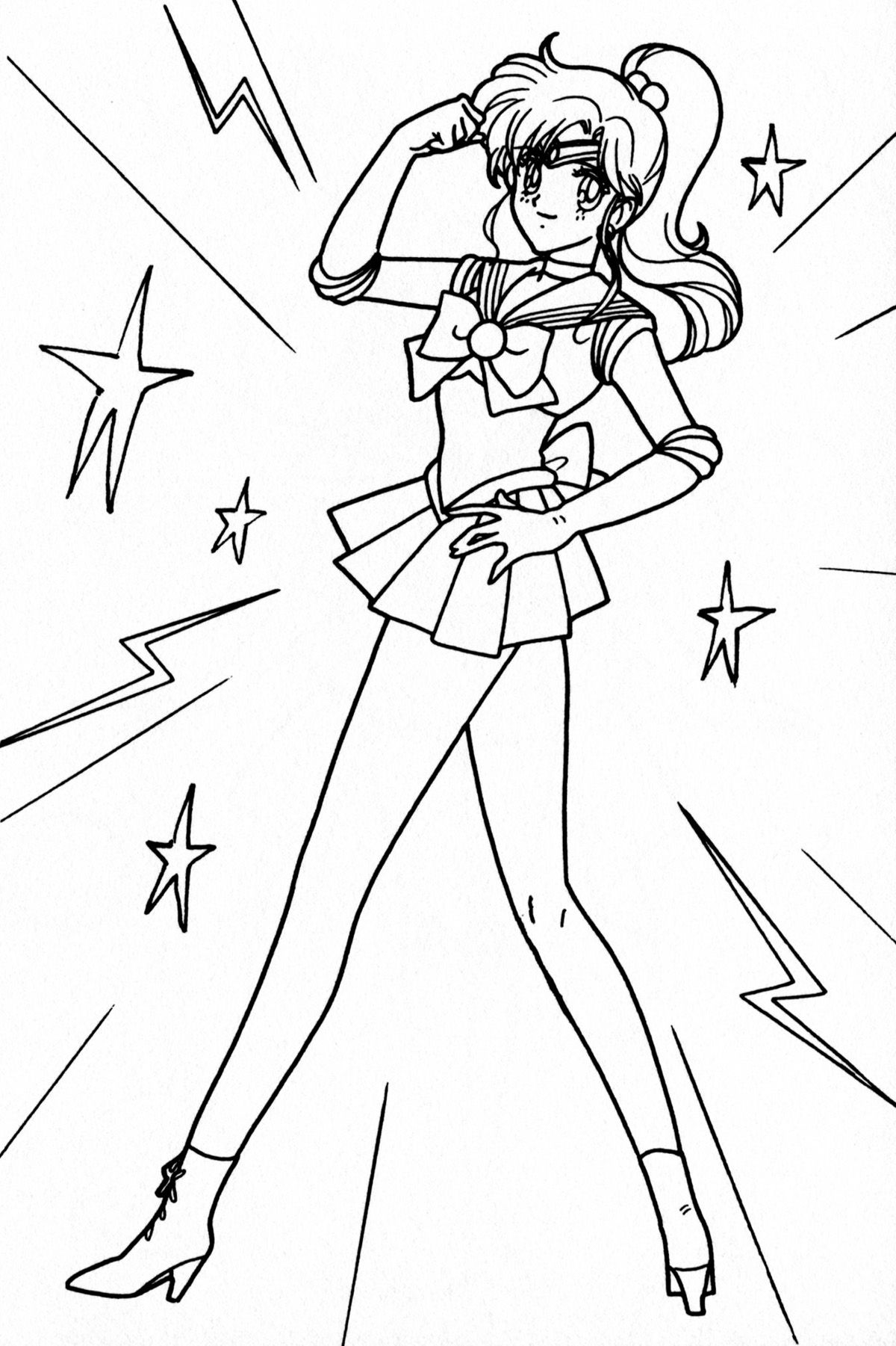 1200x1801 Sailor Moon Coloring Page