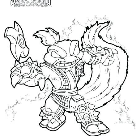 440x440 Coloring Pages Of Skylanders Trap Team Coloring Pages Free