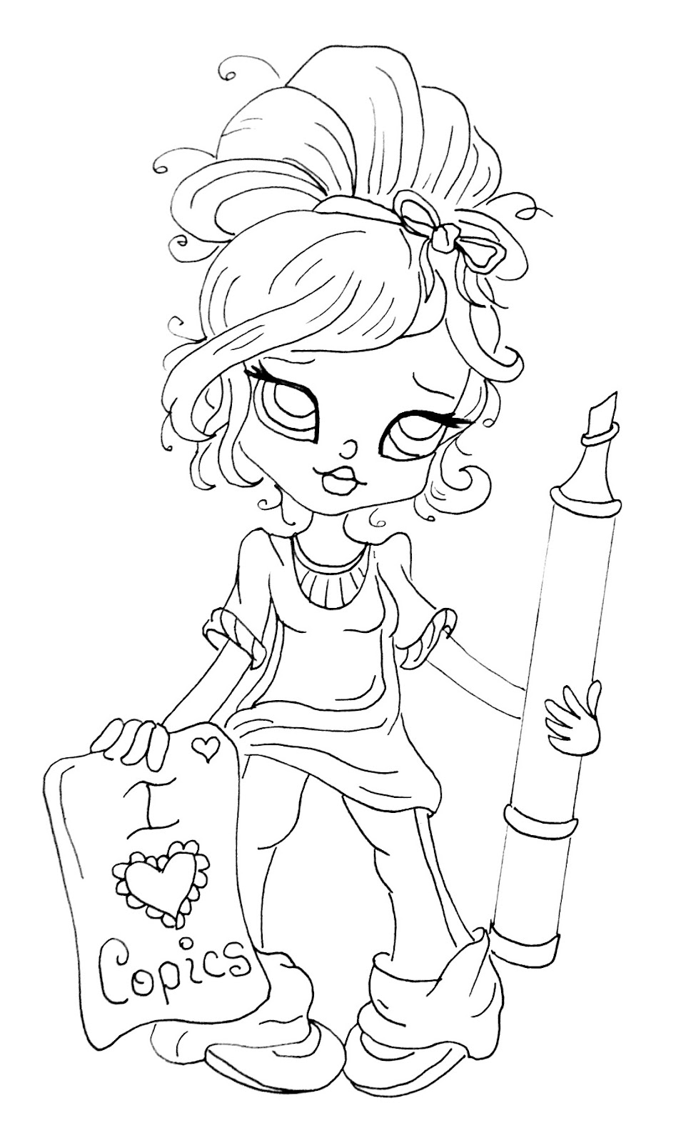 954x1600 Copic Marker Digi Gal Scrapbooking Copic, Markers