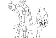 220x150 Wild Kratts Coloring Pages