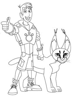 236x333 Wild Kratts Coloring Pages