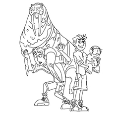 230x230 Wild Kratts Coloring Pages