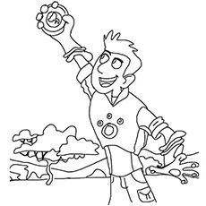230x230 Wild Kratts Protagonists Coloring Pages Short Monsters